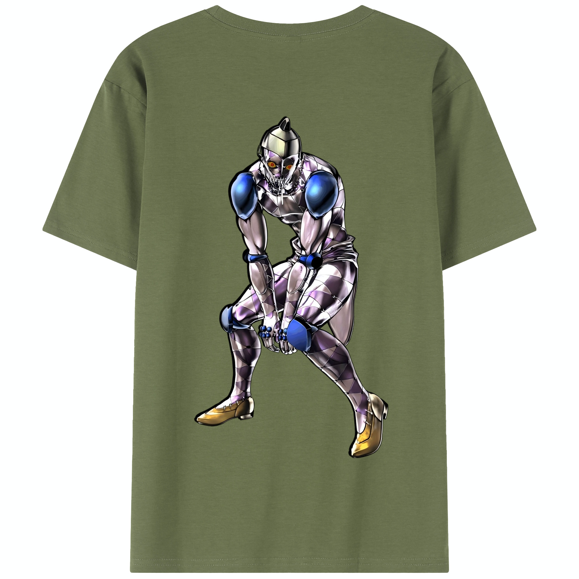 （画像用） ジョジョの奇妙な冒険 JoJo's Bizarre Adventure 綿100％半袖Tシャツ（背面プリント）